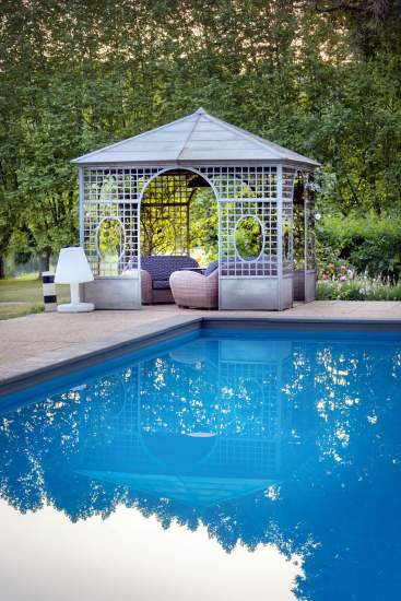 La Réserve d'Albi, vue piscine, hôtel restaurant Albi