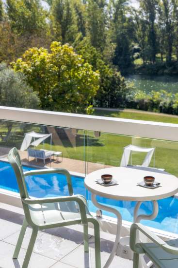 vue balcon La Réserve albi