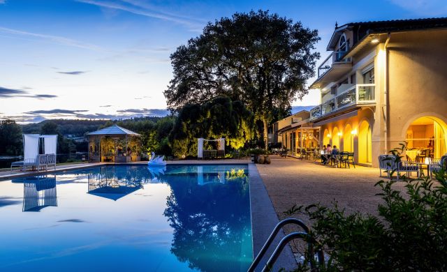 Terrasse nuit La Reserve